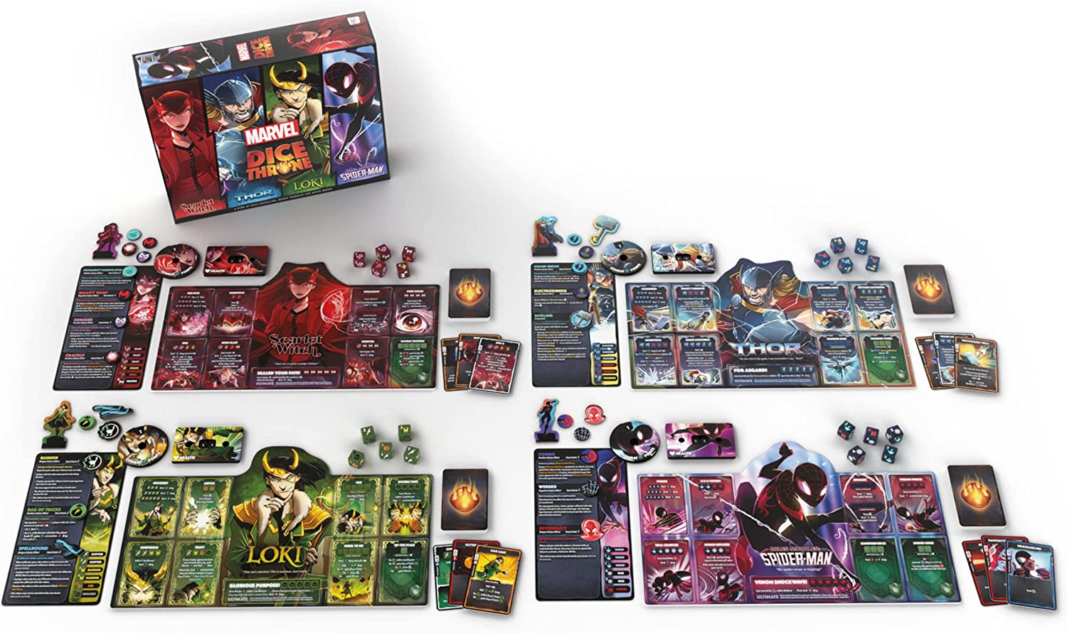 Dice Throne : Marvel 4 Hero Box